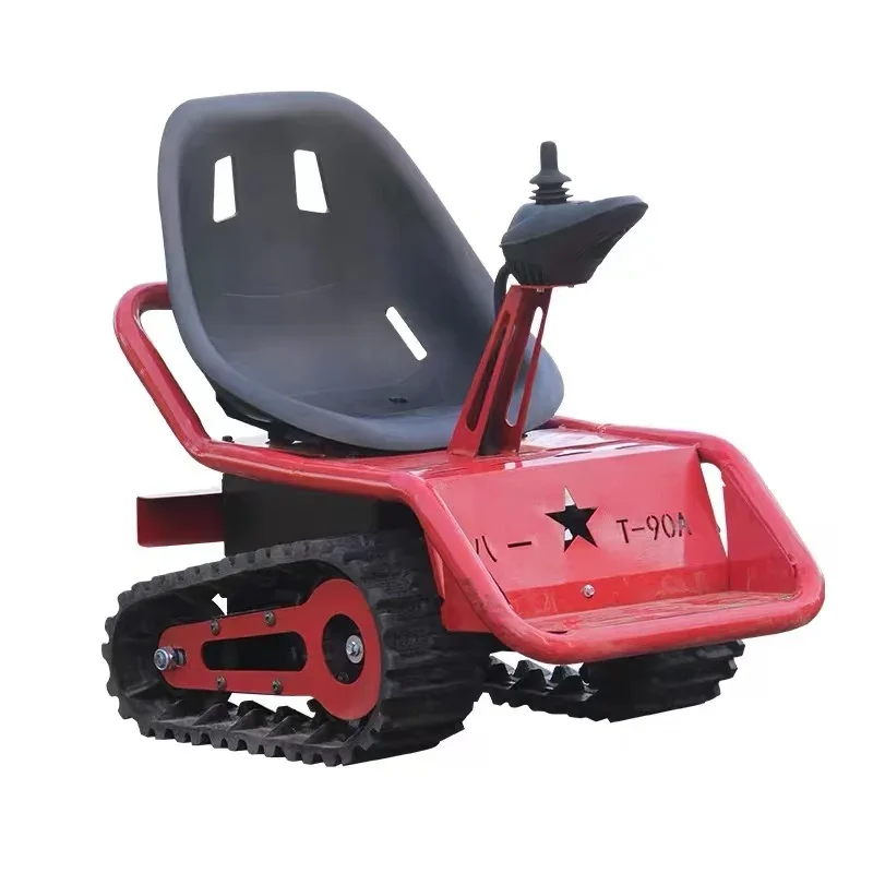 High Quality Cheap Price Innovative Red Off-Road Electric Tank Toy Car For Children Robust Outdoor Play Vehicle