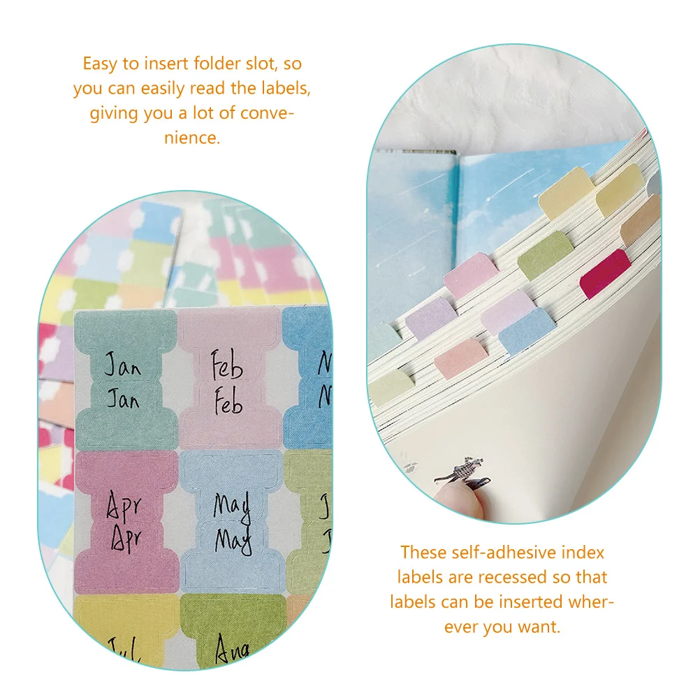 

50 Sheets Labels Writable Sticky Tabs Composite Material Page Markers Book Markers Anti Tear Notebook ganization