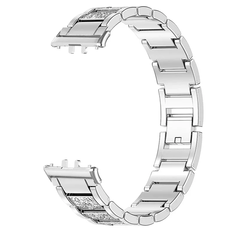 Bracciale in metallo per Samsung Galaxy Fit 3 cinturino con diamanti per Samsung Galaxy Fit3 cinturino Correas reloj per Galaxy Fit 3 cinturino