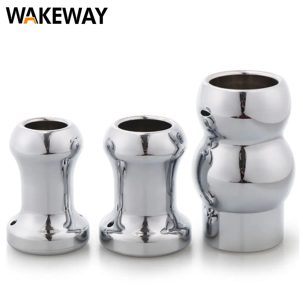 WAKEWAY Enema Anal Forro Brinquedo Sexual Oco Plug Anal Dilatador De Vagina Produtos De Metal