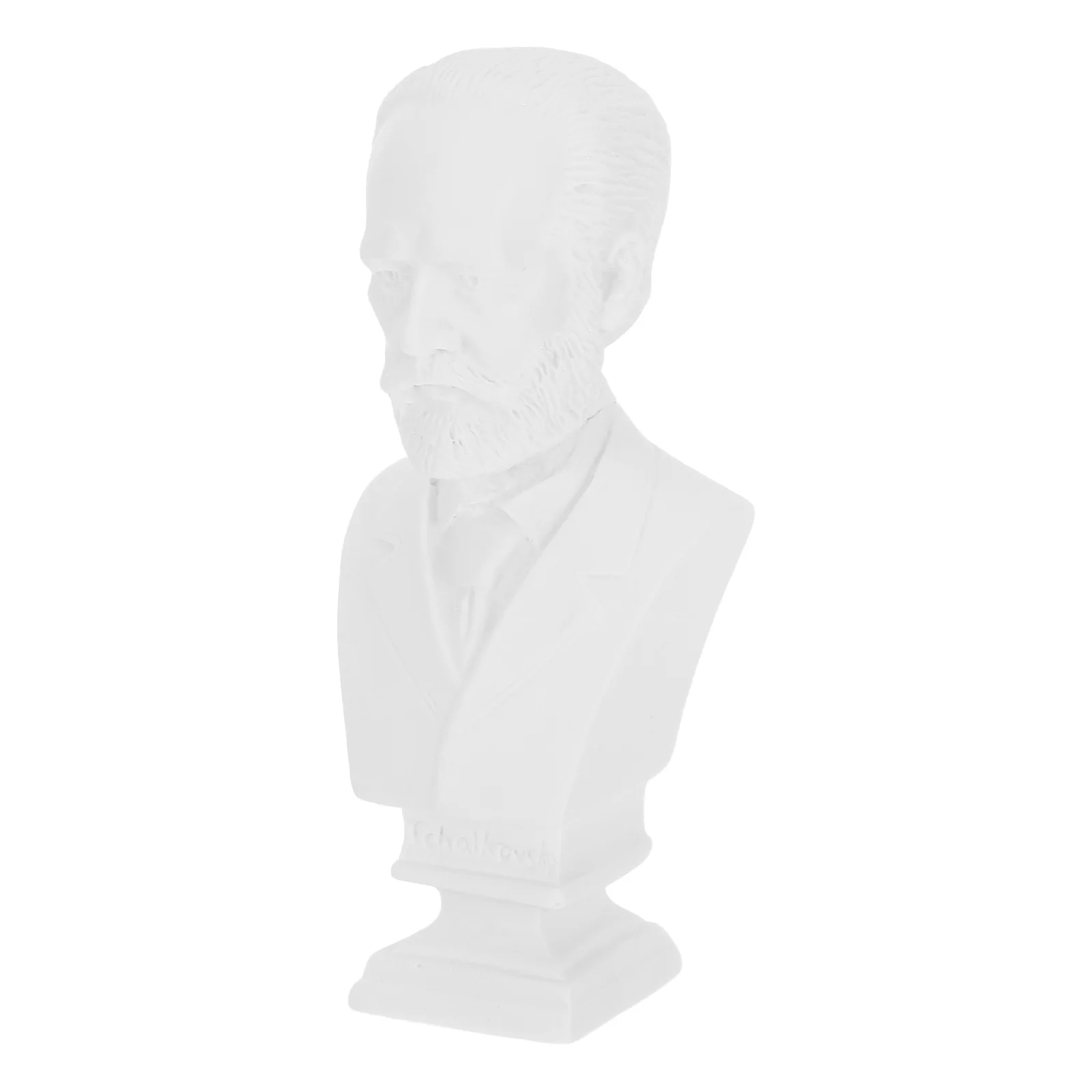 

Resin Musician Bust Statue Miniature Sculpture Artistic Atmosphere Living Space Photography Display Gift Elegant