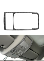 For Audi A4 B8 A5 2009-2016 Inner Front Reading Light Frame Decoration Sticker Trim  Roof Lamp Decals Car Carbon Fiber