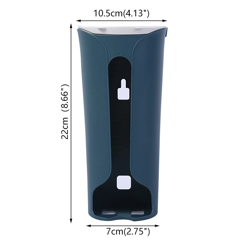 Caixa criativa de armazenamento de roupas íntimas de parede, extrator sem perfurações, caixa plástica, dispensador de meias com tampa, pessoa preguiçosa