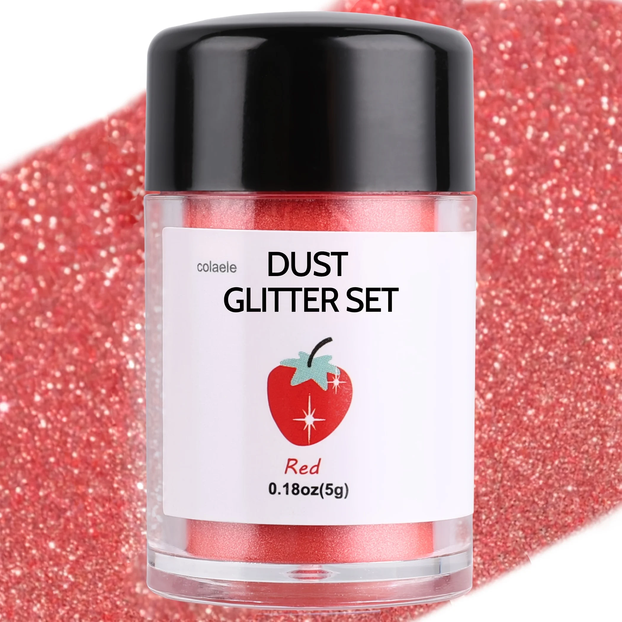 Mehrfarbiger Staubglitter, DIY-Bastelpailletten, Dekorativer Glitzerpuder für Backwaren, Geburtstagsgeschenk, Dekorativer Glitzer – Detail 7