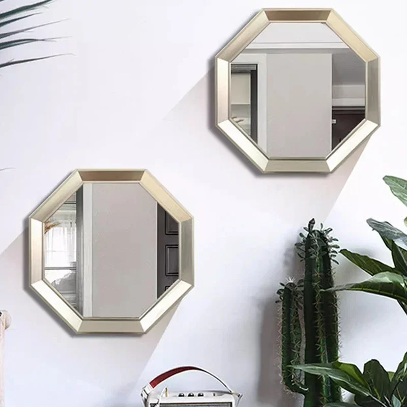 

Bathroom Hanging Mirror Living Room Irregular Bedroom Color Unique Changing Mirror Luxury Espejo Adhesivo Pared Home Decor