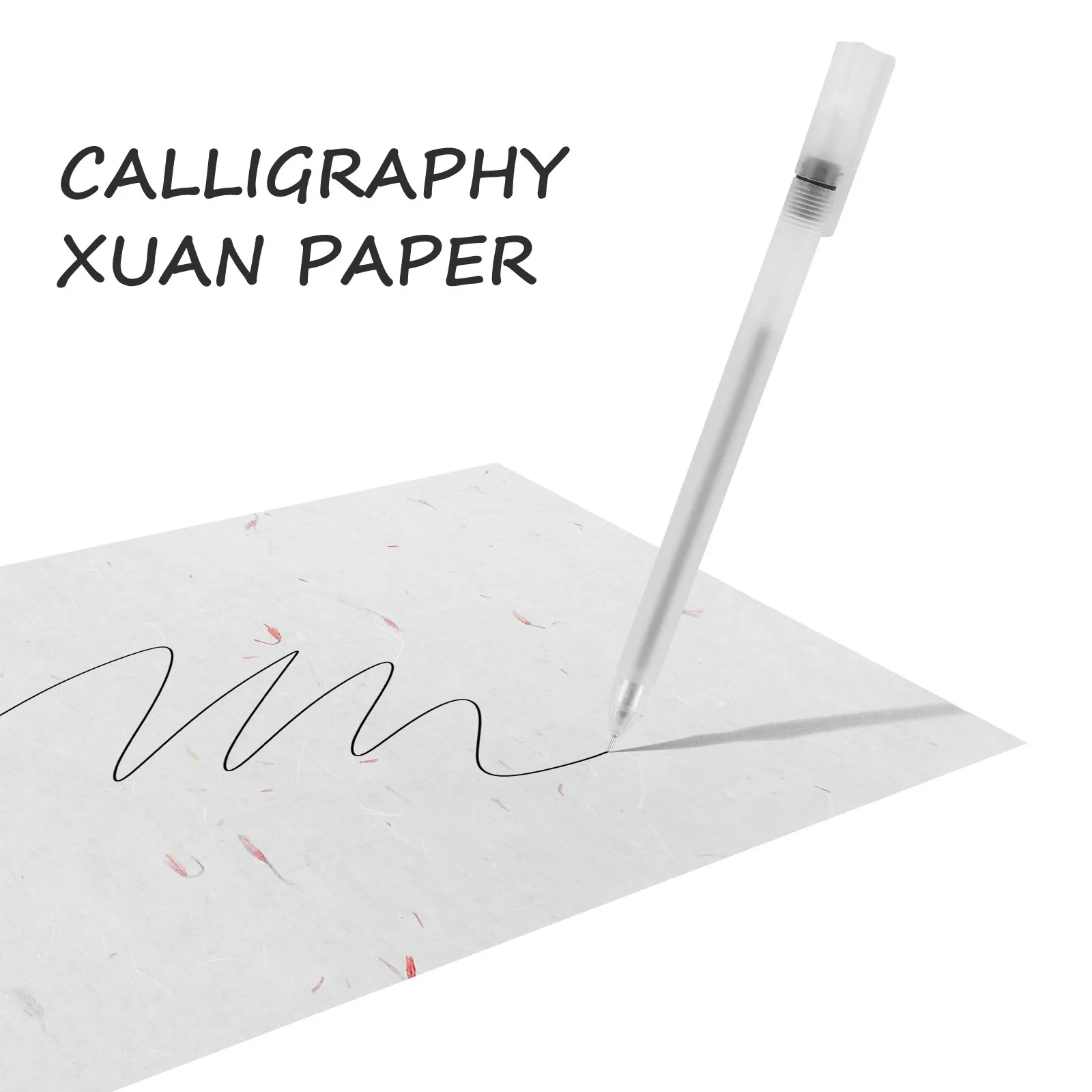 40Sheet Authentic Xuan Paper Rice Paper for Chinese Calligraphy Japanese Kanji Ink Writing Painting Practice Traditional Art