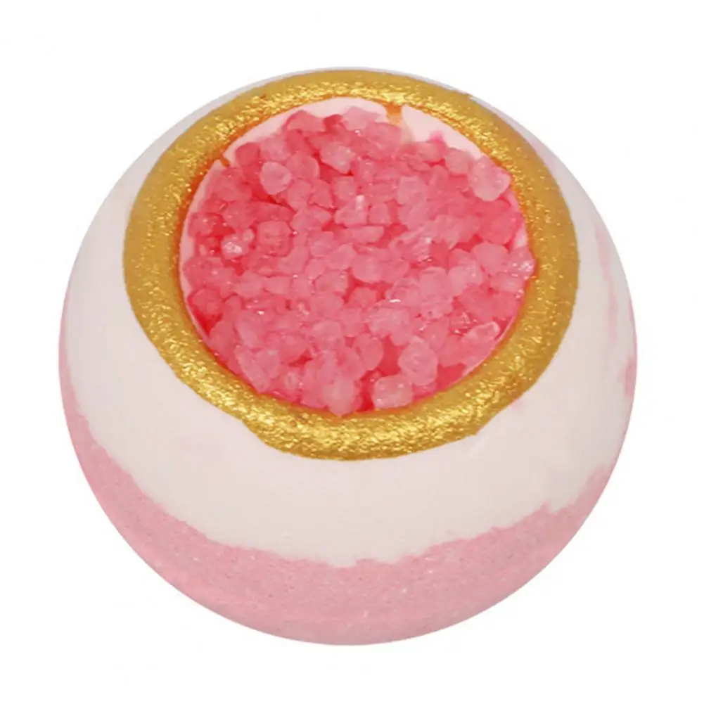 Bathing Accessories 100g Handmade Sea Salt Bath Bombs Natural Plant Extract Essential Oil Fizzies Moisturizing Shower for Women