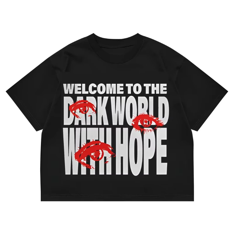 تي شيرت كبير الحجم/بوكسي مناسب تي شيرت BAJU KAOS DISTRO PRIA WANITA مشغل WOOPIE كبير الحجم 24s قطن ممشط