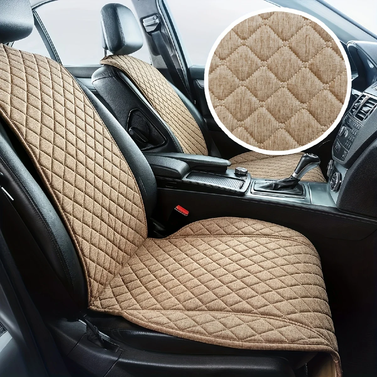 1pc Car Seat Cover Soft & Breathable Front Premium Covers For VW Volkswagen Golf 7 MK7 Tiguan MK2 Ateca FR 2 Ibiza Skoda Octavia