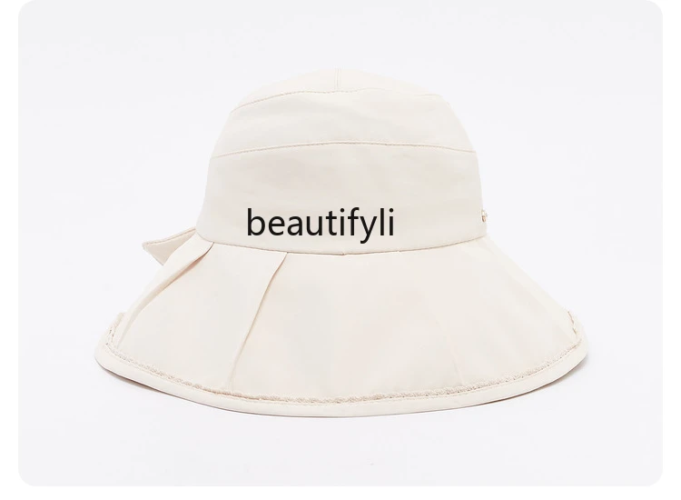 

Iron standard bow top hat, gentle lady clothing accessories bucket hat