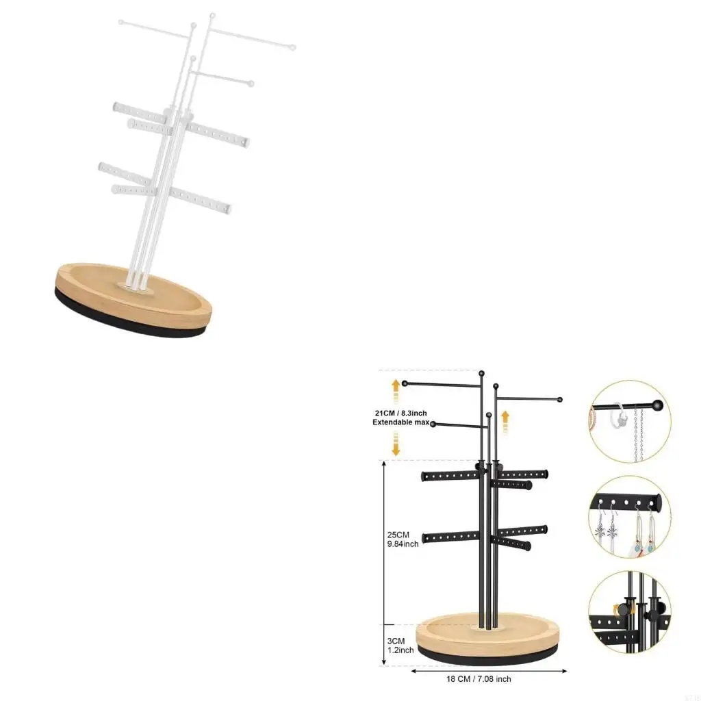 

Металлическая и деревянная выставочная витрина для ювелирных изделий со стабильным вращающимся основанием для выставочного для и