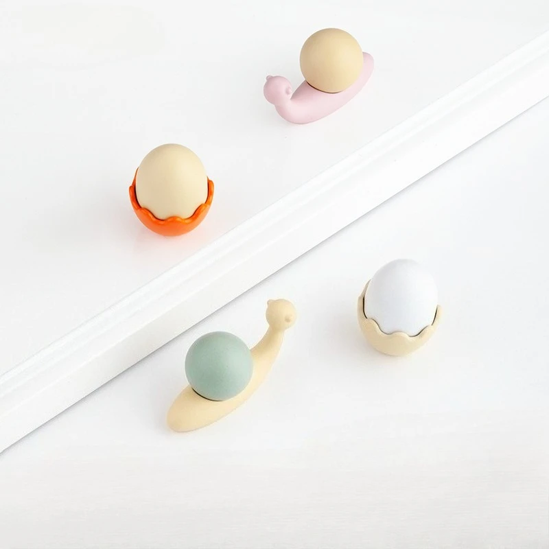 Cute little handle children's room furniture wardrobe door handle colorful creative kindergarten cabinet drawer zinc alloy