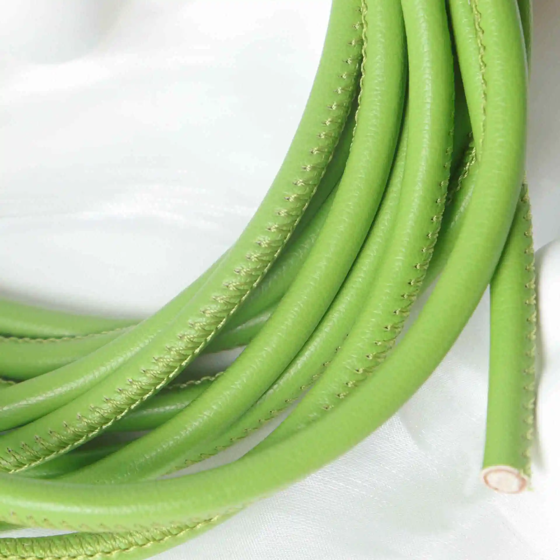 Leather Cord Sewing Thread round PU Leather Rope 6mm round Leather Rope Bag Shoulder Strap Weaving Leather Rope Mobile Phone