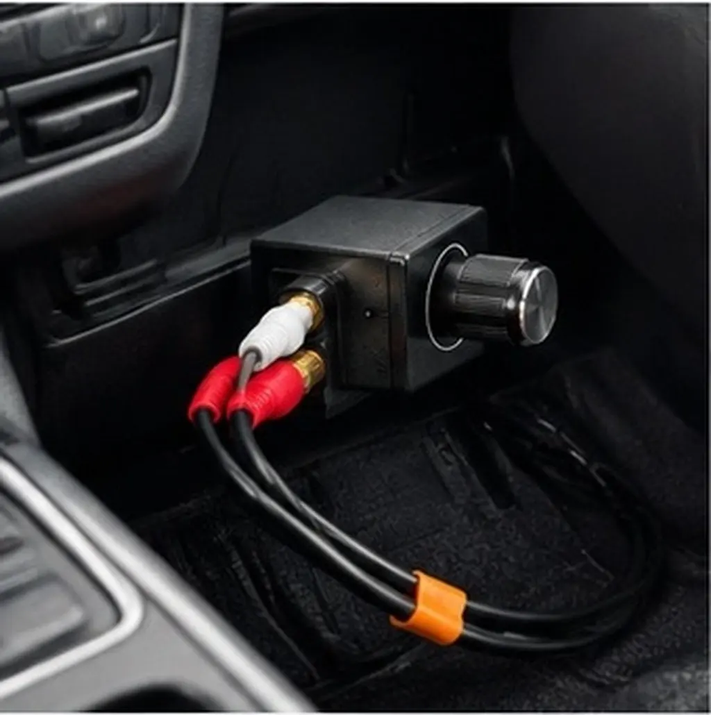 Car Stereo Amplifier Gain Level Volume Control Bass Knob 27Cm Rca Remote Level Controller Stereo Amplifier Controller