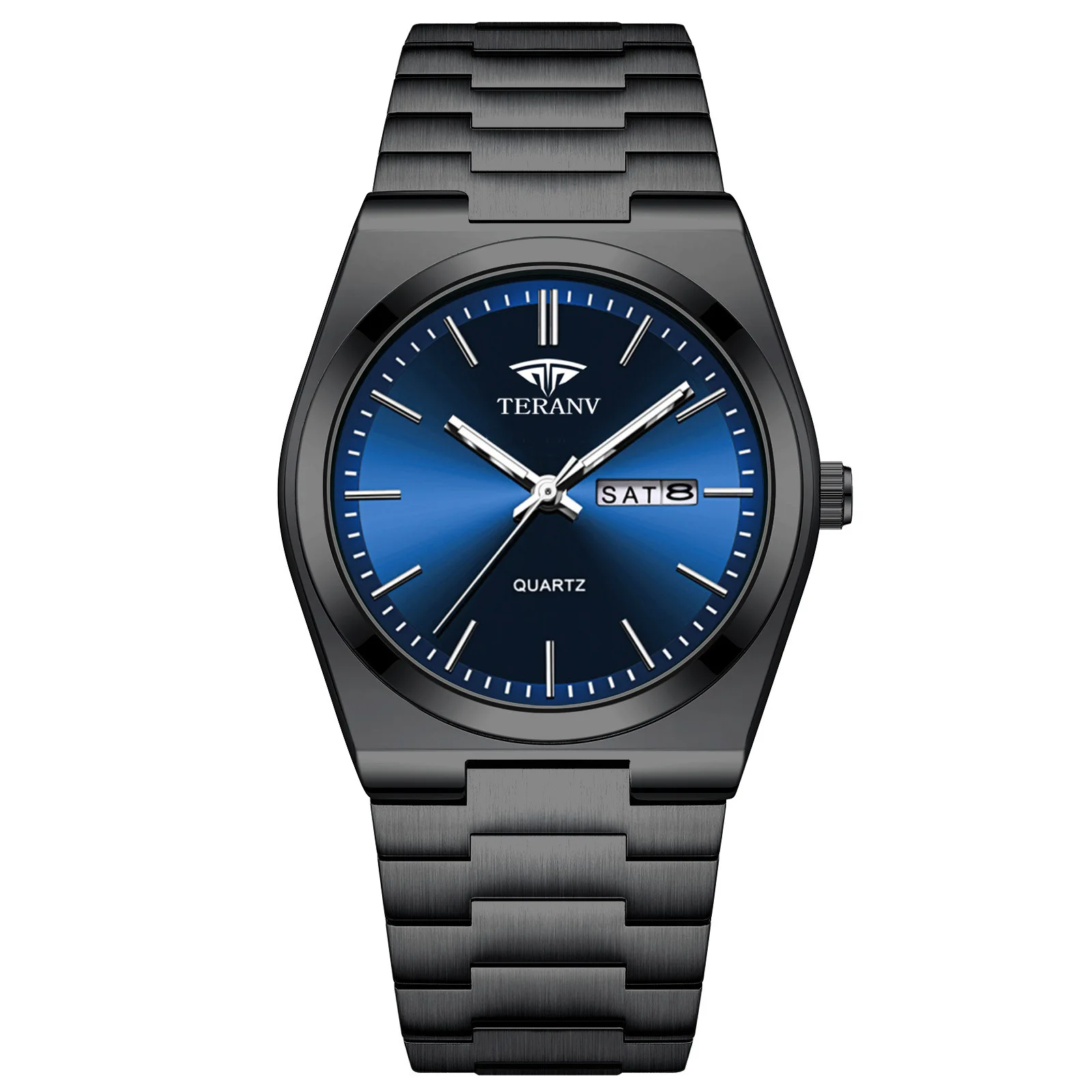 Ultra thin Stainless Steel Men's Watch Simple Business Trend Calendar Waterproof Male Fashion Quartz Clock Wristwatches Gift