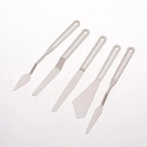 2x Plastic Plastic Painting Mixing Tools for Oil Painting Pack 5