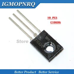 10PCS C106DG TO-126 C106 TO126 C106D One-way thyristor thyristor TO-126 4A 400V  new