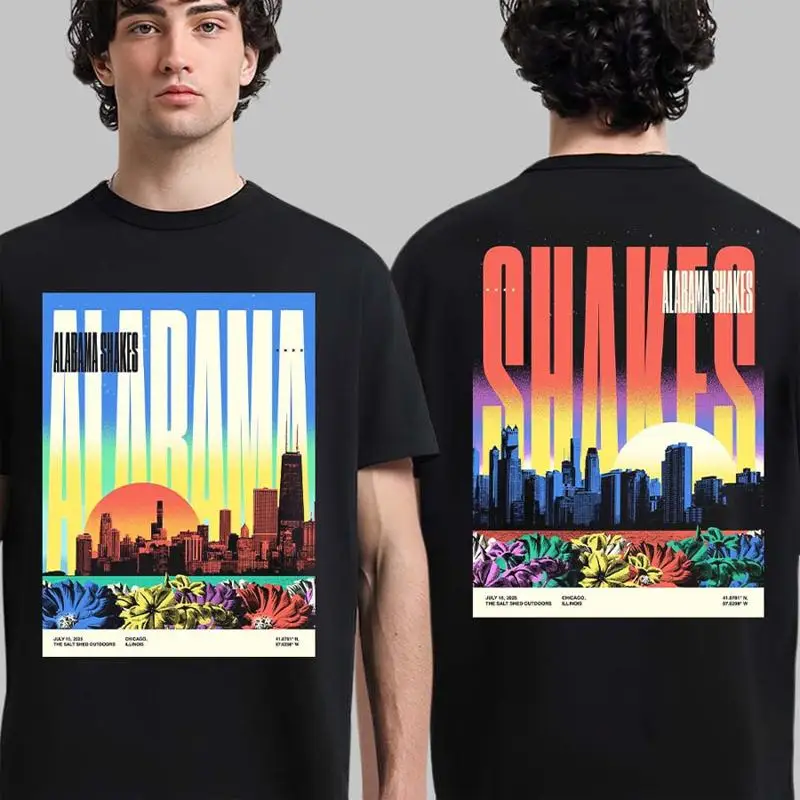 Chicago Illinois 2025 Shows Diptych Night And Combined Poster All S-4XL