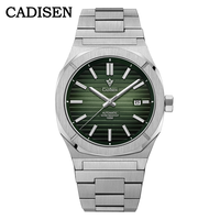 Cadisen 8200 Watch Miyota 8215 Movement Sapphire 40mm Dial Retro Classic Stainless Steel Automatic Watch Men Relogio Naviforce