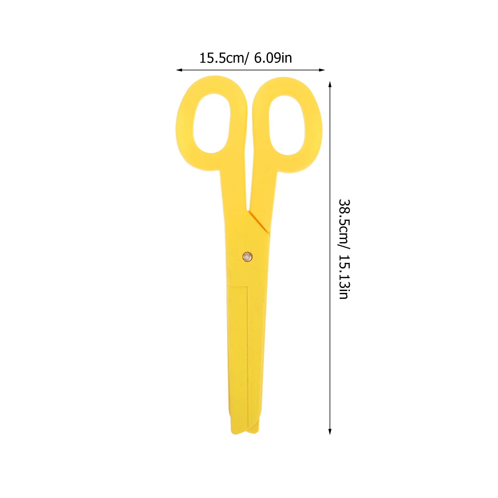 Accessorio decorativo per forbici oversize per bambini Spettacolo teatrale Look realistico Leggero e sicuro per il dramma