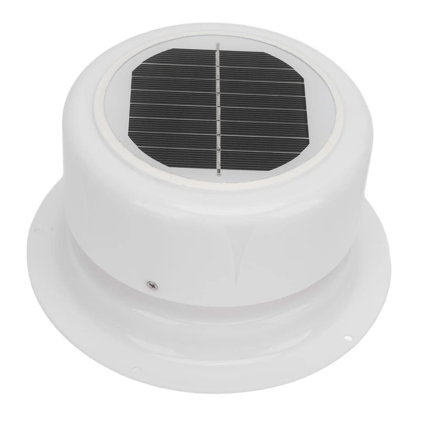 Solar Powered Vent Fan with Mounting Screws Ceiling Exhaust Ventilation Fan for RV Boat Trailer Camping Car