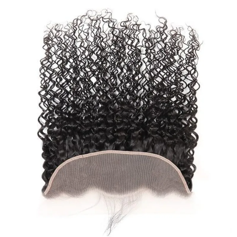 13x4 Lace-Frontal, krauses, lockiges, natürliches Haar, weiche Textur, vorgezupfte Babyhaare, kann gefärbt und gebleicht werden, Perücke für den täglichen Gebrauch – Detail 5
