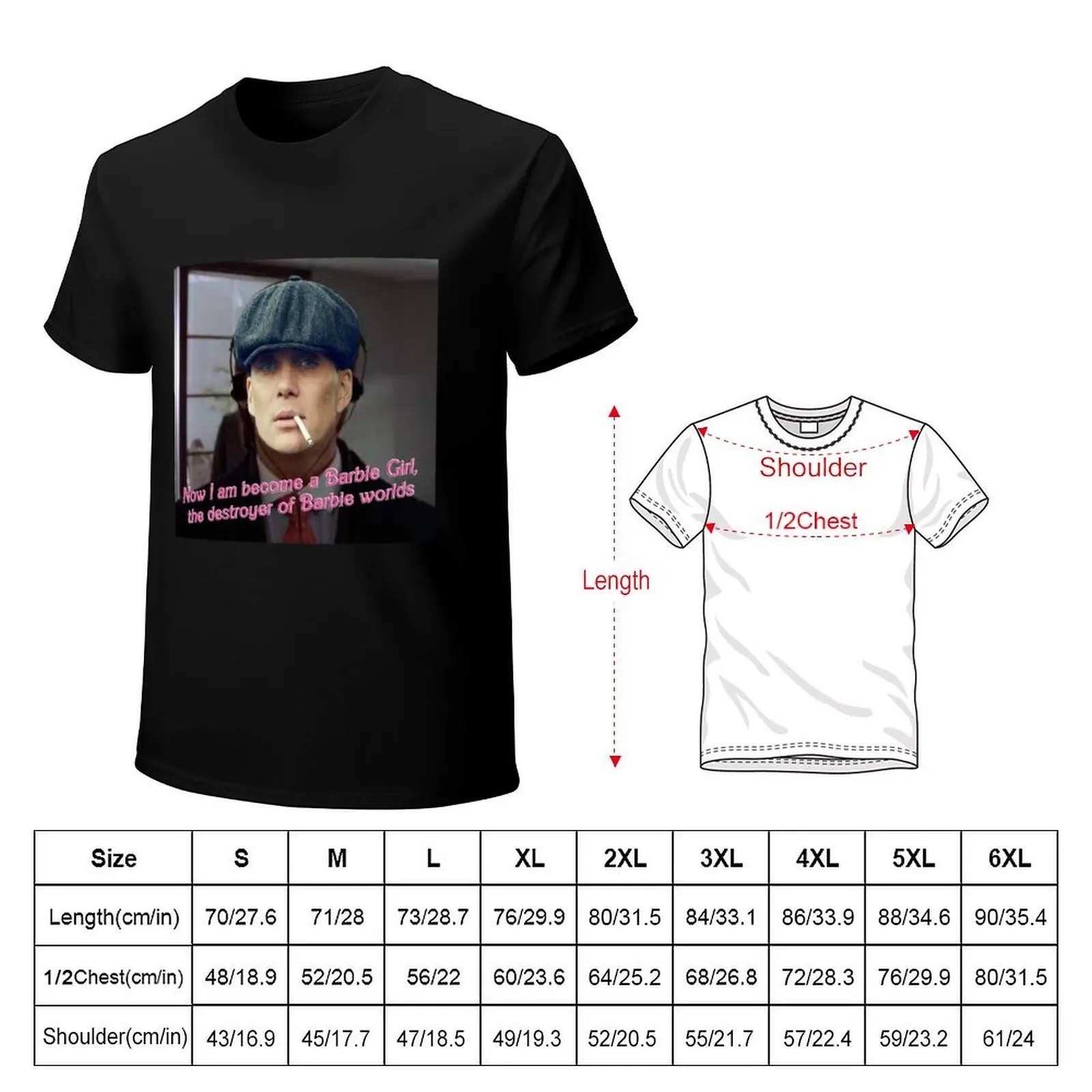 Barb-enheimer T-Shirt anime t shirts for man T-Shirt