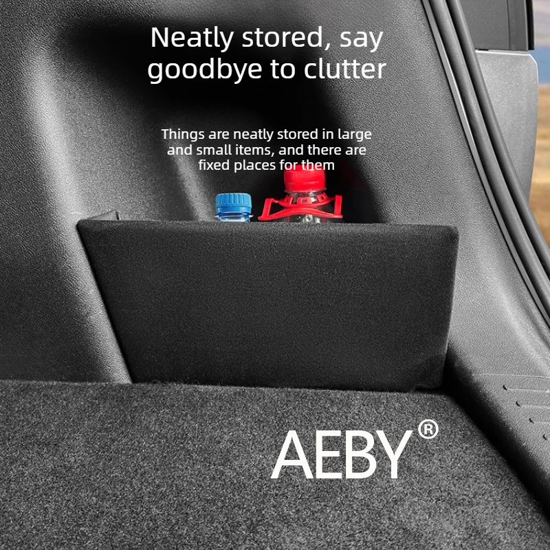AEBY For BYD Atto 2 Smart Driving Editio 2024-2025 Trunk Side Panel Divider,Cargo Area Side Bin Divider,Prevents Items Rolling