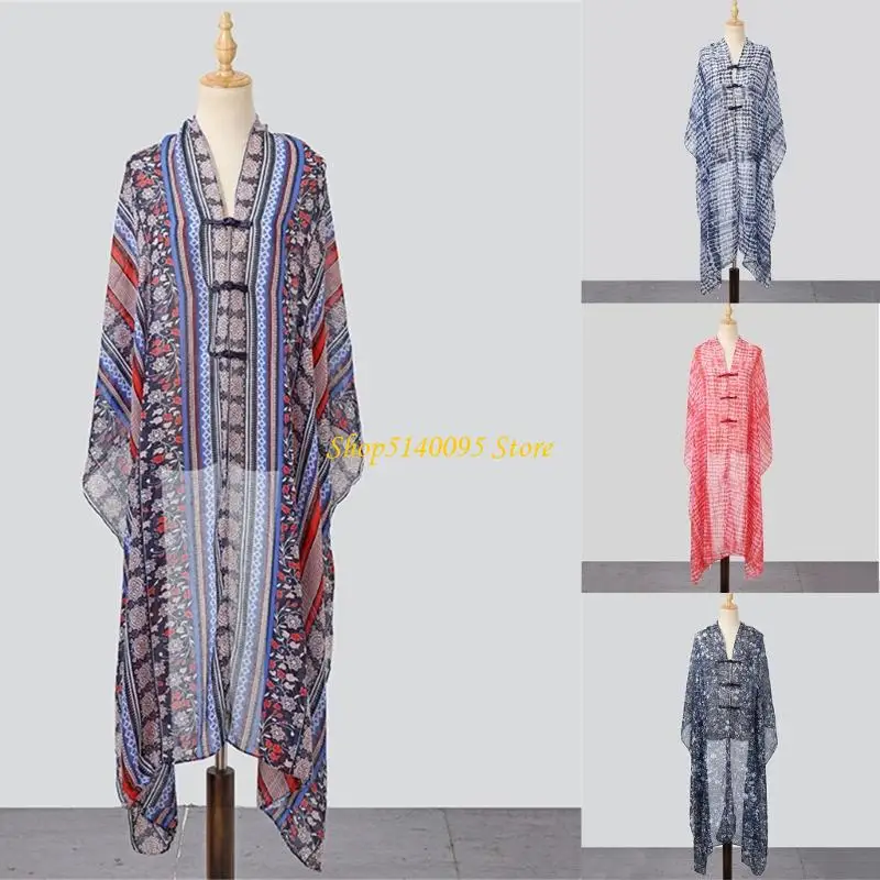 

DXAE Синяя шаль Солнцезащитная шаль Шарф Ткань для кожи Повседневная летняя одежда