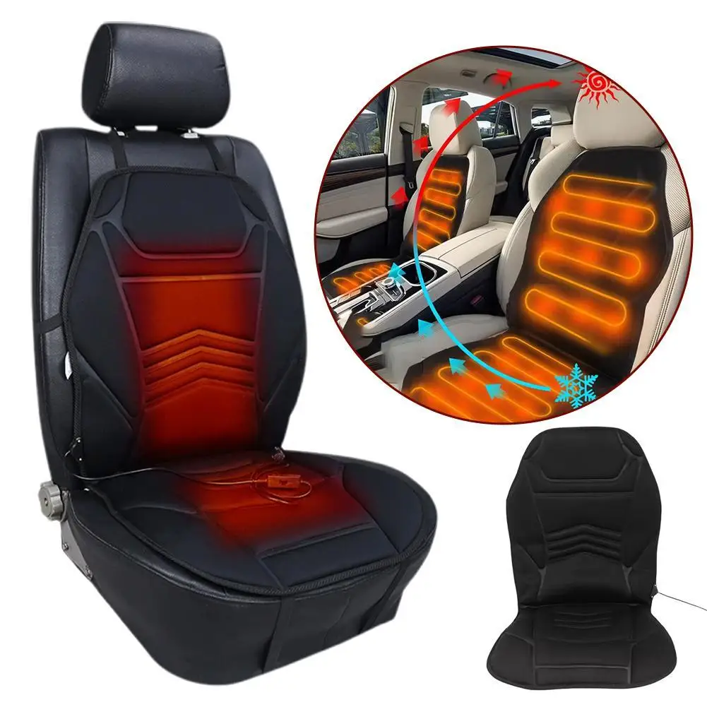 

12V Car Heated Seat Cushions Winter Seat Cushion Universal Electric Seat Heating Pad Cushion Auto Accessories