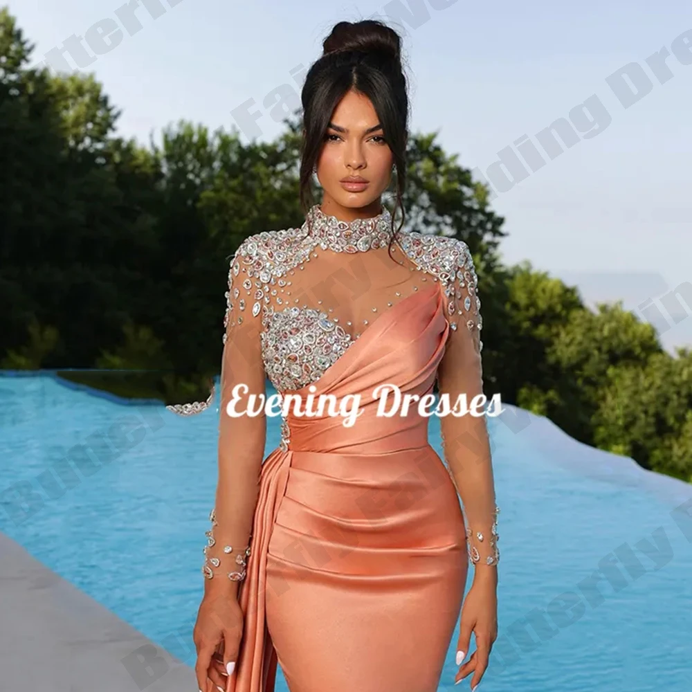 Sexy Mermaid Banquet lady Evening Dresses Luxury Beautiful Temperament Toasting Attire Dresses Prom Celebration Birthday Party