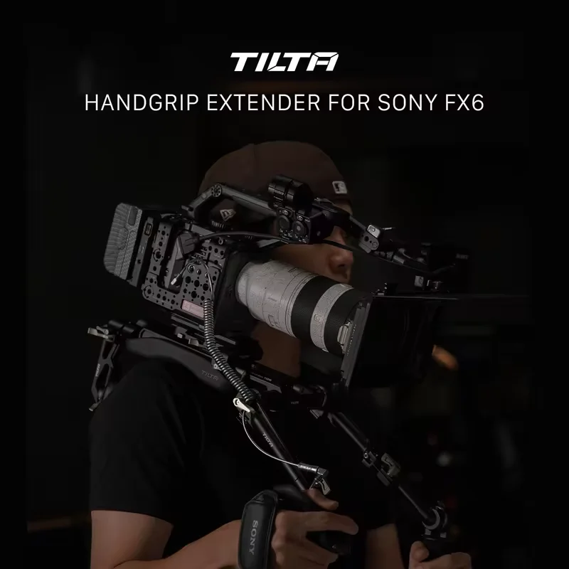 TILTA ES-T20-HE Handgrip Extender for Sony FX6 extend 100cm compatible with Shoulder Rigs or Gimbals Rosette Connection