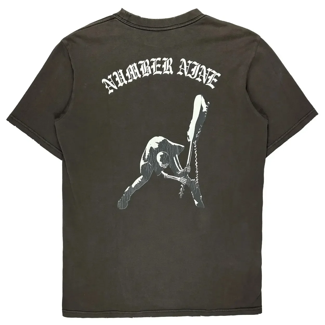 Number nine The Clash double skull guitarist T-shirt