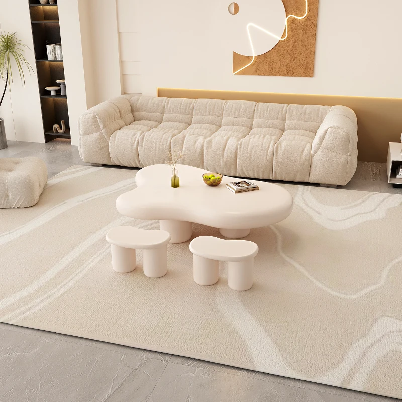 

Clouds Tea Table House Lonely Wind Nordic Home Living Room Small Apartment Shaped Cream Simple Modern Living Room Furniture