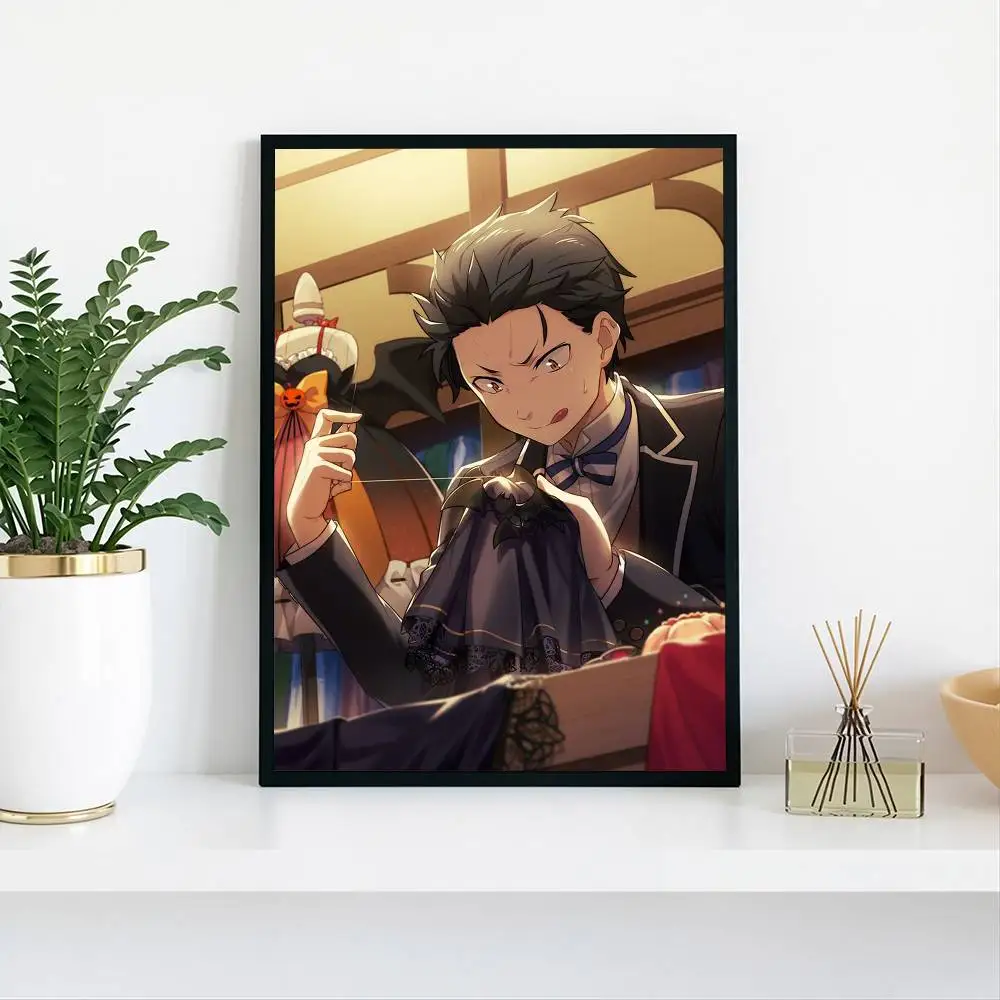 Re Zero Natsuki Subaru Poster Waterproof Wall Art Sticker For Bar Living Room Vintage Decor High Quality Print Gift