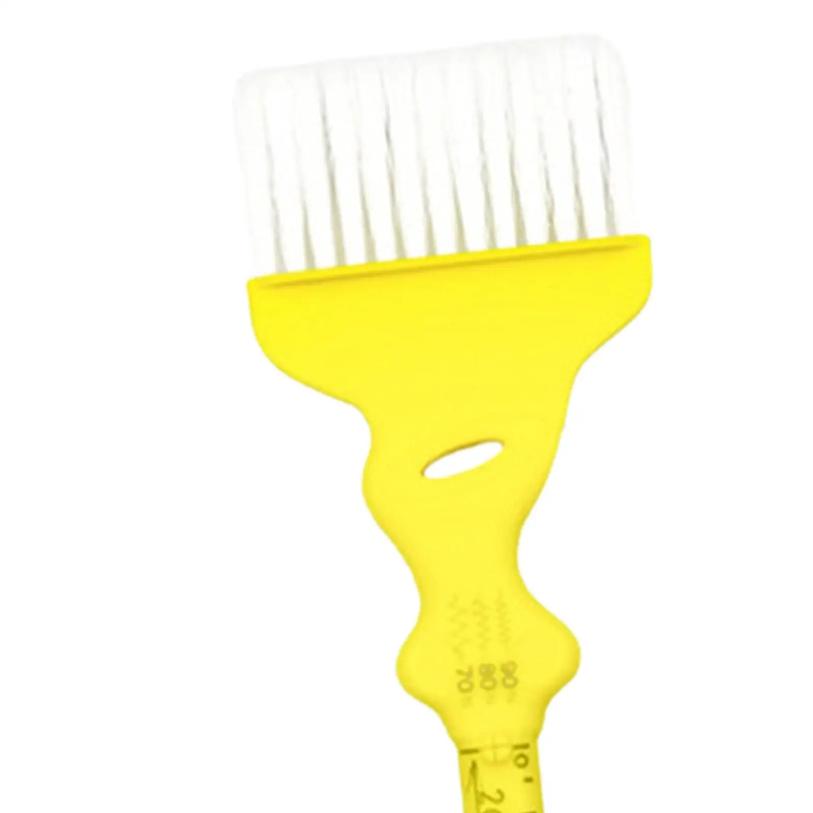 فرشاة صبغ الشعر بتصميم مطاطي مع فرشاة مستقيمة لصبغ الشعر بمقياس متدرج #5