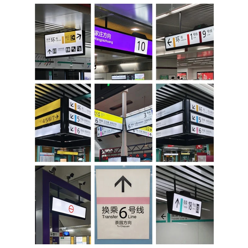 custom.Custom Indoor Advertising Light Box LED Sign with Aluminum Alloy Frame Way Finding Light Box