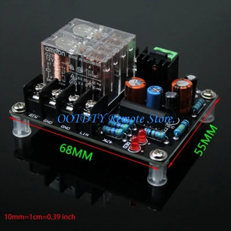 UPC1237 Auditory Relays Protections Board With Delayed Activation And LED Operational Light