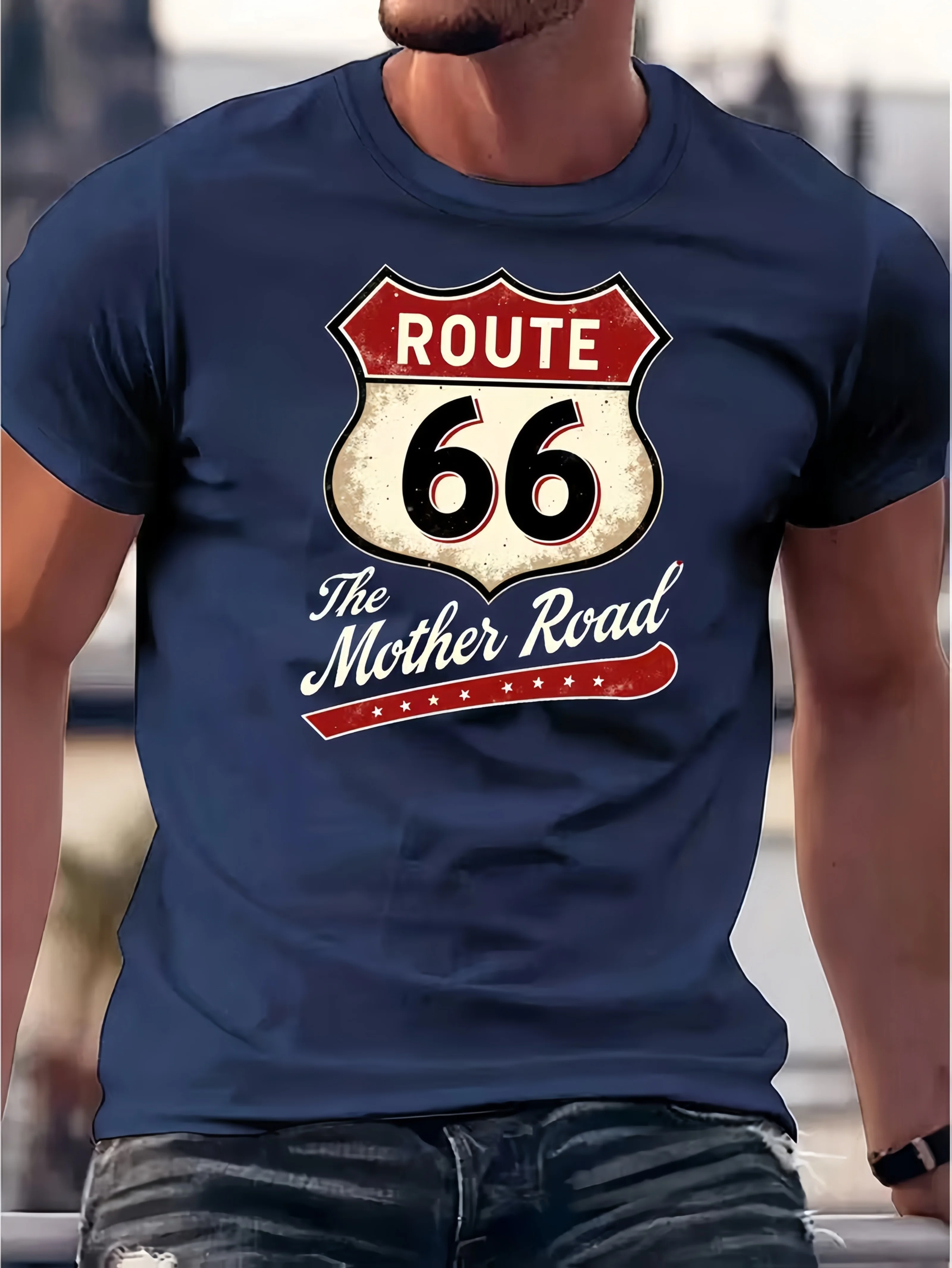 Distressed Route 66 