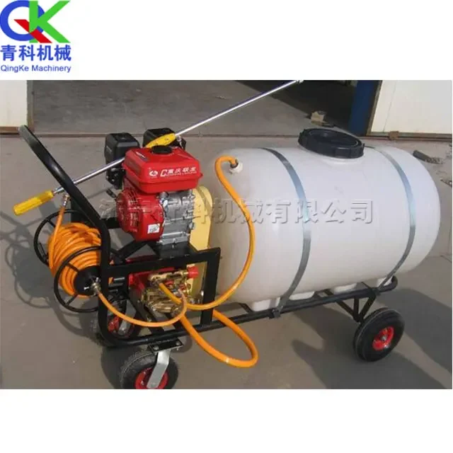 300 500L four wheel  sprayer gasoline engine power pump agricultural orchard sprayer