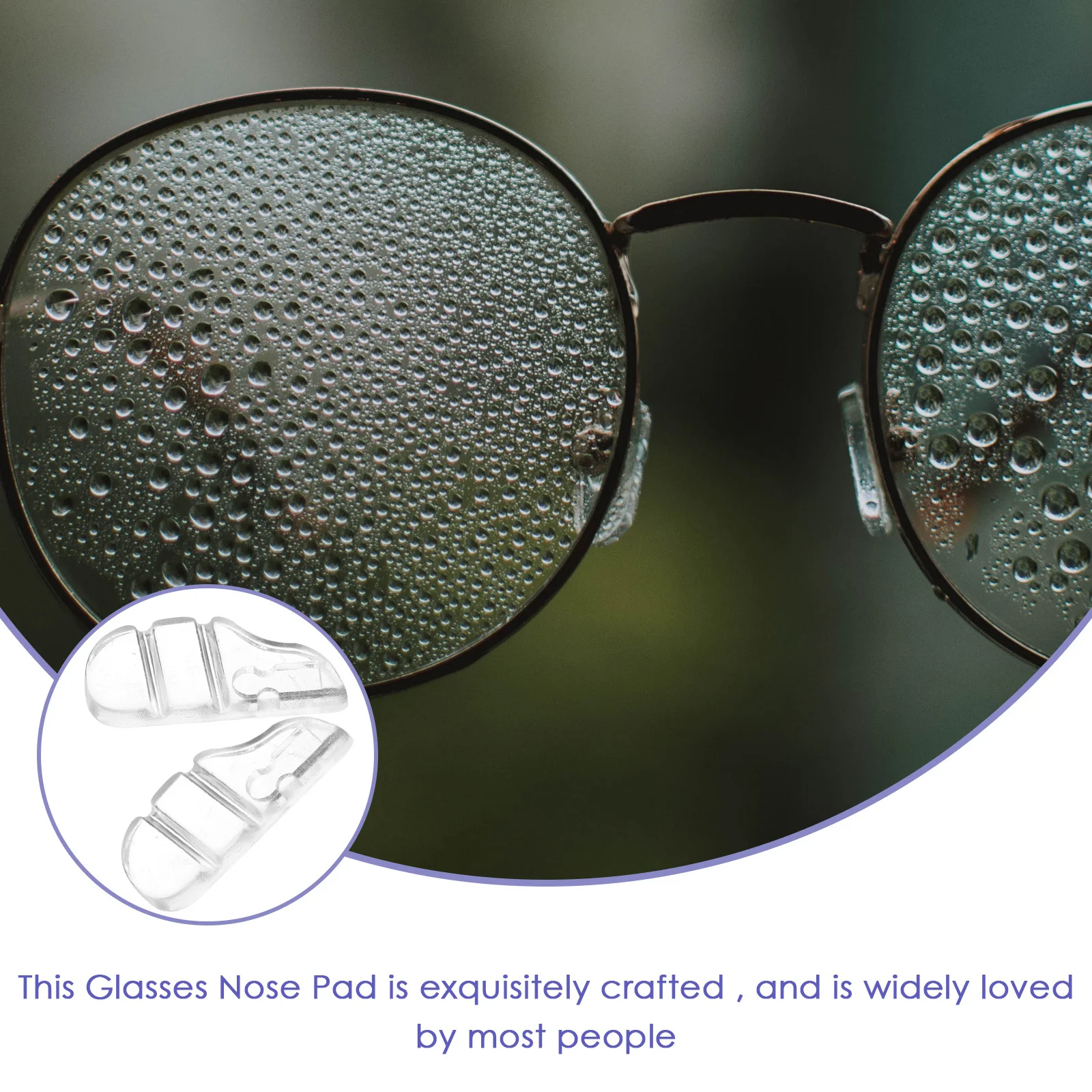 

1 Pair Glasses Nose Pad Set Anti-Slip Replaceable Eyeglass Accessories For Sunglasses Frame Support Protective Eyewear Parts