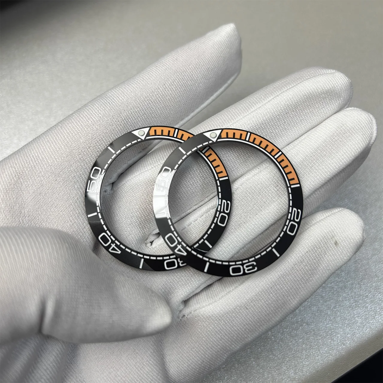 مشاهدة الملحقات حالة حلقة السيراميك مقياس رقمي حلقة حالة الحلقة الخارجية قطر 41.5 مللي متر أجزاء إصلاح الساعة