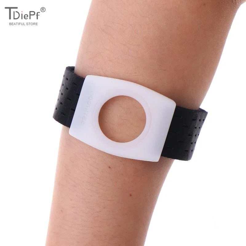 1Pcs Adjustable Soft Breathable Fabric Diabetic Monitor Strap Non Slip Glucose Meter Armband For Home Travel Comfortable Wear