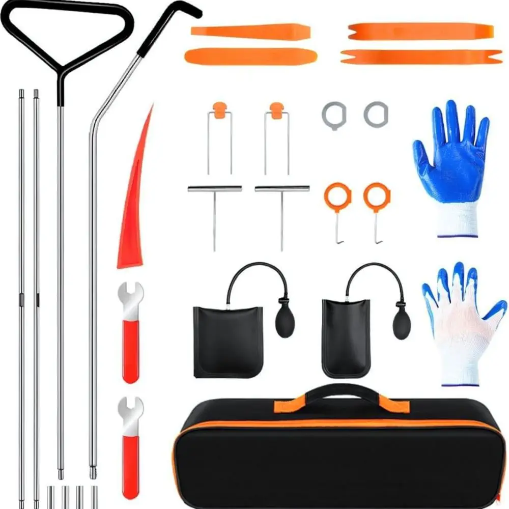 Vehicle Repair Hardware Tool Kit Stainless Steel Compact Maintenance Set Automotive Emergency Equipment Package