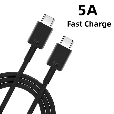 1m 1.5m 2m 5A 45W PD USB-C Super Fast Charge Type-C Cable for Samsung S21 FE S22 Plus S23 S24 Ultra Note 20 A14 A15 A33 A34 A53