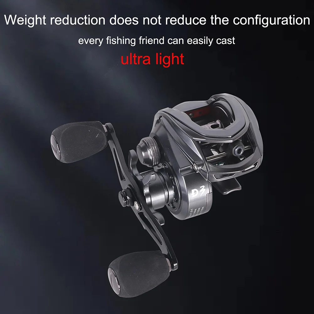 

Fishing Reel 7.5:1 Water Drop Baitcast Fishing Wheel Fishing Accessory 8+1 Fishing Equipment Fishing Wheel Metal Fishing Vessel