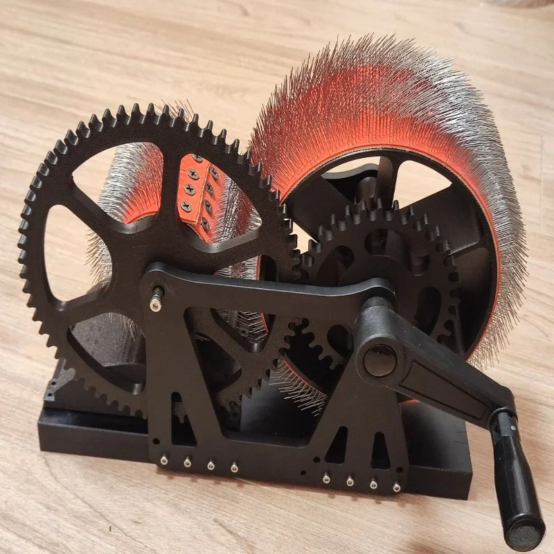 Hand-Cranked Wool Combing Machine Wool Felt-Making Tool Hand-Combing Wool Spinning Yarn Fast Colour Mixing