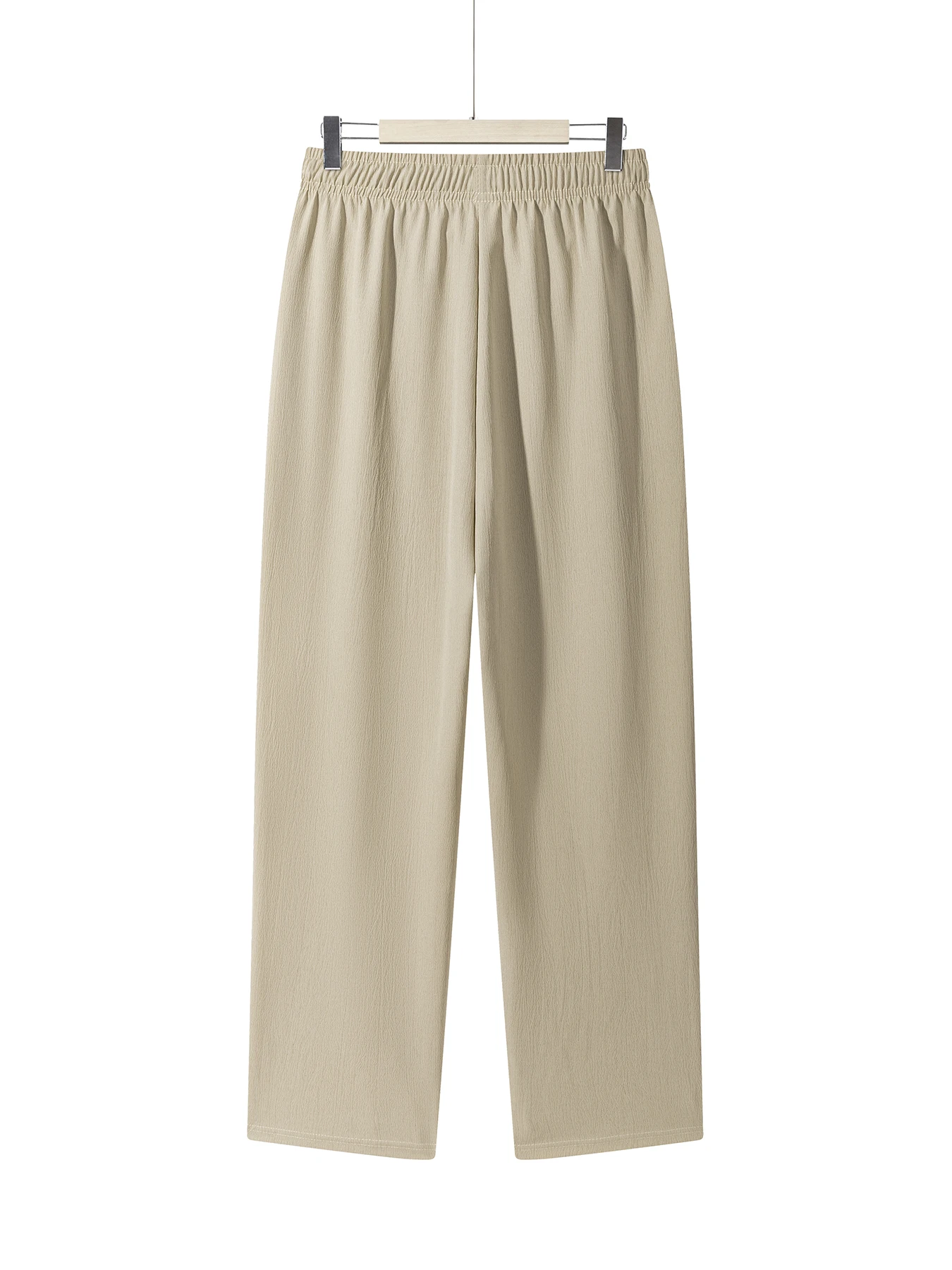Männer Leichte Hosen Casual Einfarbig Jogginghose Gerade Kordelzug Atmungsaktive Baggy Loos Hosen Streetwear Hosen Männer – Detail 9