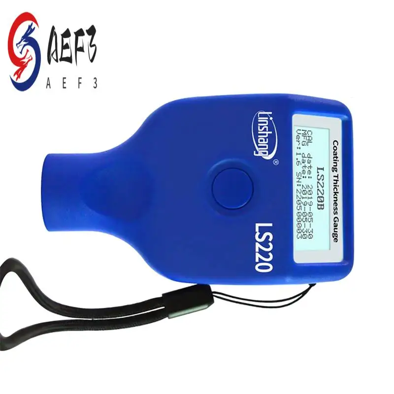 

AEF3-Linshang LS220 Coating Thickness Gauge LCD Screen Meter Paint Film Meter For 2000Um Ferrous Non-Ferrous For Car Dry Film
