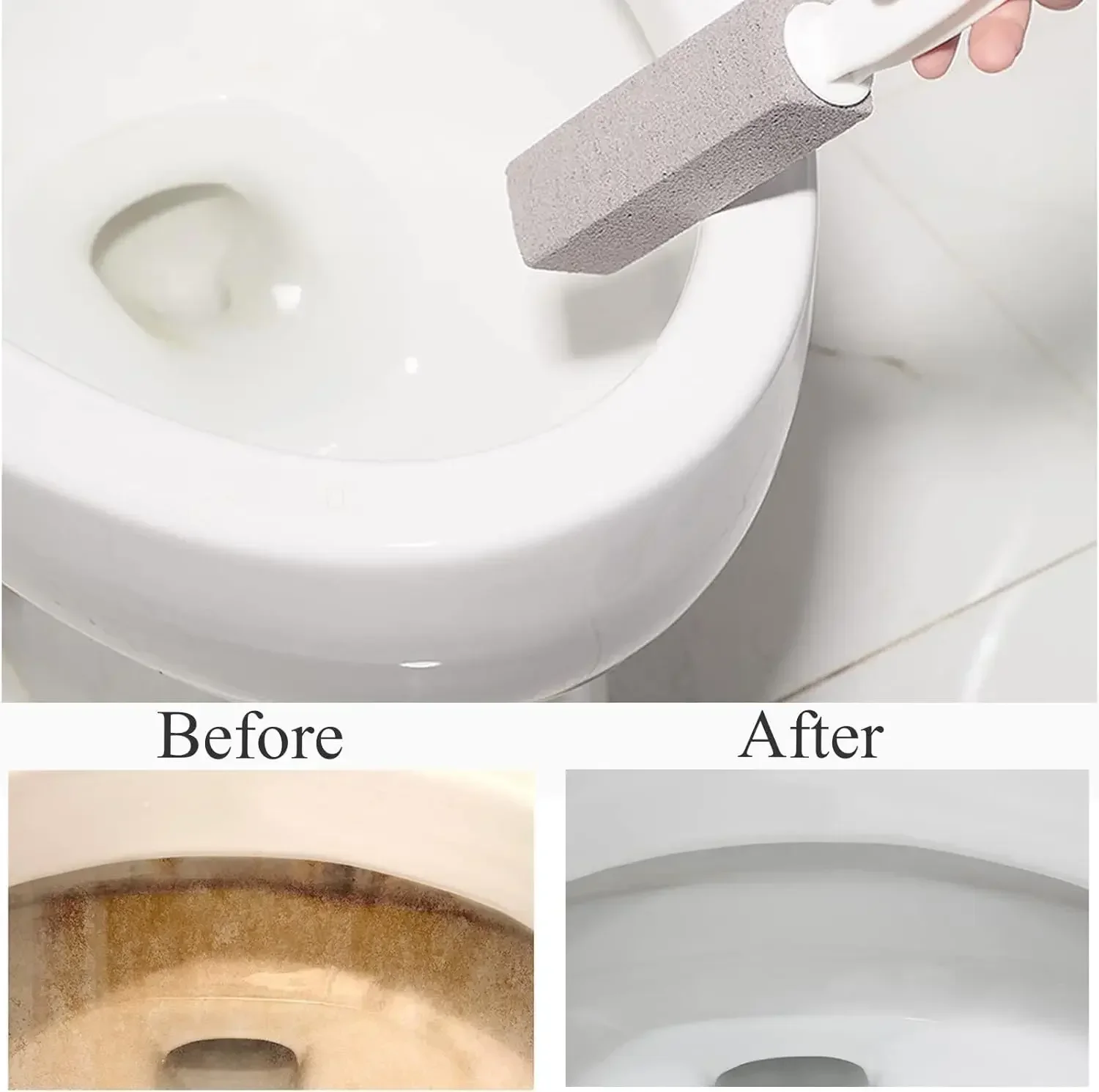 Long handle pumice stone toilet brush Cleaning brush no dead Angle brush toilet seat powerful removal of urine stains